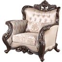 The appearance of Constantine Chair In Cherry designed by New Classic in the traditional interior design. This cherry piece of furniture was selected by 1StopBedrooms from Constantine Collection to add a touch of cosiness and style into your home. Sku: U532T-10. Material: Wood.