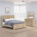 The appearance of Contoura Five Drawer Chest In Light Brown designed by Signature Design by Ashley in the transitional interior design. This light brown piece of furniture  was selected by 1StopBedrooms from Contoura Collection to add a touch of cosiness and style into your home. Sku: NCB2844-46. Material: Wood.