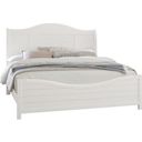 The appearance of Cool Farmhouse Queen Sleigh Bed In Soft White designed by Vaughan Bassett in the transitional interior design. This soft white piece of furniture was selected by 1StopBedrooms from Cool Farmhouse Collection to add a touch of cosiness and style into your home. Sku: 804-553;804-355;804-922. Bed Type: Sleigh Bed. Material: Wood. Bed Size: Queen.