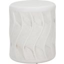 The appearance of Coquille Outdoor Accent Table designed by Bernhardt in the modern / contemporary interior design. This white piece of furniture was selected by 1StopBedrooms from Coquille Collection to add a touch of cosiness and style into your home. Sku: X03129. Table Top Shape: Round. Material: Stonecast.