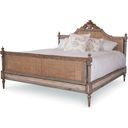 The appearance of Corbett Queen Bed In Sage Green and Cream designed by Century Furniture in the modern / contemporary interior design. This sage green and cream piece of furniture  was selected by 1StopBedrooms from Monarch Collection to add a touch of cosiness and style into your home. Sku: MN5704Q-H;MN5704Q-R;MN5705Q-F. Bed Type: Panel Bed. Bed Size: Queen. Material: Acacia Wood.