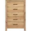 The appearance of Corbin Chest In Natural designed by Homelegance in the transitional interior design. This natural piece of furniture  was selected by 1StopBedrooms from Corbin Collection to add a touch of cosiness and style into your home. Sku: 1534NA-9. Material: Wood.