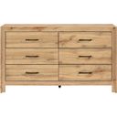 The appearance of Corbin Dresser In Natural designed by Homelegance in the rustic / southwestern interior design. This natural piece of furniture  was selected by 1StopBedrooms from Corbin Collection to add a touch of cosiness and style into your home. Sku: 1534NA-5. Material: Wood.