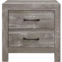 The appearance of Corbin Gray Nightstand designed by Homelegance in the transitional interior design. This gray piece of furniture was selected by 1StopBedrooms from Corbin Collection to add a touch of cosiness and style into your home. Sku: 1534GY-4. Material: Wood.