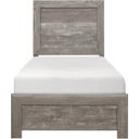 Corbin Gray Twin Panel Bed In A Box