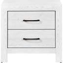 The appearance of Corbin Night Stands In White designed by Homelegance in the transitional interior design. This white piece of furniture was selected by 1StopBedrooms from Corbin Collection to add a touch of cosiness and style into your home. Sku: 1534WH-4. Material: Veneer.