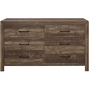 The appearance of Corbin Rustic Brown Dresser designed by Homelegance in the transitional interior design. This brown piece of furniture was selected by 1StopBedrooms from Corbin Collection to add a touch of cosiness and style into your home. Sku: 1534-5. Material: Wood.