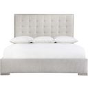 The appearance of Cornelia Queen Panel Bed designed by Bernhardt in the traditional interior design. This nebbia piece of furniture was selected by 1StopBedrooms from Cornelia Collection to add a touch of cosiness and style into your home. Sku: 331FR01;331H01. Bed Type: Panel Bed. Material: Fabric. Bed Size: Queen.