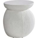 The appearance of Corsica Outdoor Accent Table designed by Bernhardt in the modern / contemporary interior design. This natural piece of furniture was selected by 1StopBedrooms from Corsica Collection to add a touch of cosiness and style into your home. Sku: X04113. Table Top Shape: Round. Material: Stonecast.