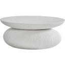 The appearance of Corsica Outdoor Cocktail Table designed by Bernhardt in the modern / contemporary interior design. This white piece of furniture was selected by 1StopBedrooms from Corsica Collection to add a touch of cosiness and style into your home. Sku: X04013. Table Top Shape: Round. Material: Stonecast.