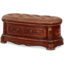 The appearance of Cortina Honey Walnut Bed Bench designed by Michael Amini in the traditional interior design. This honey walnut piece of furniture was selected by 1StopBedrooms from Cortina Collection to add a touch of cosiness and style into your home. Sku: NF65904-28. Material: Wood.