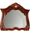 The appearance of Cortina Honey Walnut Dresser Mirror designed by Michael Amini in the traditional interior design. This honey walnut piece of furniture was selected by 1StopBedrooms from Cortina Collection to add a touch of cosiness and style into your home. Sku: NF65060-28. Material: Polyurethane.