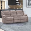The appearance of Cosimo Sofa In Mocha designed by Furniture of America in the transitional interior design. This mocha piece of furniture was selected by 1StopBedrooms from Cosimo Collection to add a touch of cosiness and style into your home. Sku: NX6003GY-SF. Material: Chenille.