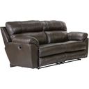 The appearance of Costa Lay Flat Reclining Sofa In Chocolate designed by Catnapper in the traditional interior design. This chocolate piece of furniture was selected by 1StopBedrooms from Costa Collection to add a touch of cosiness and style into your home. Sku: 4071127389307389. Material: Leather.