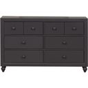 The appearance of Cottage View Dark Gray 6 Drawer Dresser designed by Liberty in the transitional interior design. This gray piece of furniture was selected by 1StopBedrooms from Cottage View Collection to add a touch of cosiness and style into your home. Sku: 423-BR30. Material: Wood.