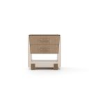 The appearance of Counter Balance Small Nightstand In Cream designed by Caracole in the modern / contemporary interior design. This cream piece of furniture was selected by 1StopBedrooms from Counter Balance Collection to add a touch of cosiness and style into your home. Sku: CLA-425V-066. Material: Metal.