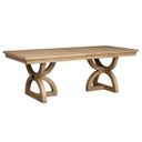 Coventry Extendable Trestle Dining Table In Honey Maple