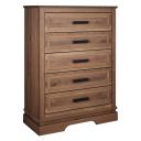 The appearance of Coventry Hall Pecan Five Drawer Chest In Brown designed by New Classic in the rustic / southwestern interior design. This brown piece of furniture was selected by 1StopBedrooms from Coventry Hall Collection to add a touch of cosiness and style into your home. Sku: B1828-070. Material: Wood.