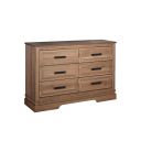The appearance of Coventry Hall Pecan Six Drawer Dresser In Brown designed by New Classic in the rustic / southwestern interior design. This brown piece of furniture was selected by 1StopBedrooms from Coventry Hall Collection to add a touch of cosiness and style into your home. Sku: B1828-050. Material: Wood.