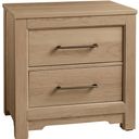 The appearance of Crafted 2 Drawer Nightstand In Bleached Cherry designed by Artisan & Post in the transitional interior design. This natural piece of furniture was selected by 1StopBedrooms from Crafted Cherry Collection to add a touch of cosiness and style into your home. Sku: 154-227. Material: Wood.