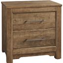 The appearance of Crafted 2 Drawer Nightstand In Medium Cherry designed by Artisan & Post in the transitional interior design. This medium cherry piece of furniture was selected by 1StopBedrooms from Crafted Cherry Collection to add a touch of cosiness and style into your home. Sku: 151-227. Material: Wood.