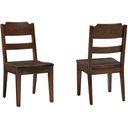 The appearance of Crafted Ladderback Side Chair In Dark Cherry designed by Artisan & Post in the transitional interior design. This dark cherry piece of furniture  was selected by 1StopBedrooms from Crafted Cherry Collection to add a touch of cosiness and style into your home. Sku: 150-010. Material: Wood.
