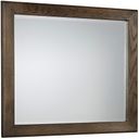 The appearance of Crafted Oak Landscape Mirror In Aged Grey designed by Vaughan Bassett in the transitional interior design. This aged gray piece of furniture was selected by 1StopBedrooms from Crafted Oak Collection to add a touch of cosiness and style into your home. Sku: 793-447. Material: Wood.