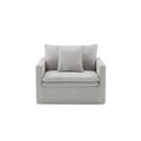 The appearance of Crayford Chair In Light Gray designed by Furniture of America in the transitional interior design. This light gray piece of furniture was selected by 1StopBedrooms from Crayford Collection to add a touch of cosiness and style into your home. Sku: FM63010LG-CH. Material: Linen.