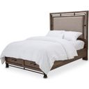 The appearance of Crossings Reclaimed Barn Eastern King Panel Bed designed by Michael Amini in the rustic / southwestern interior design. This reclaimed barn piece of furniture was selected by 1StopBedrooms from Crossings Collection to add a touch of cosiness and style into your home. Sku: KI-CRSG014-217;KI-CRSG127-217;KI-CRSG137-217;9000238-00. Bed Type: Panel Bed. Bed Size: King. Material: Wood Veneer.
