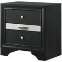 Crown Mark Regata Nightstand in Black
