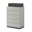 Cube Chest In Light Grey
