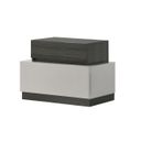 Cube Nightstand In Light Grey