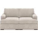 The appearance of Cuddlesome 2-Piece Sectional Loveseat In Arctic designed by Signature Design by Ashley in the modern / contemporary interior design. This arctic piece of furniture was selected by 1StopBedrooms from Cuddlesome Collection to add a touch of cosiness and style into your home. Sku: NC5910664;NC5910665. Material: Polyester.