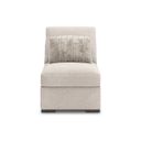 The appearance of Cuddlesome Armless Chair In Arctic designed by Signature Design by Ashley in the modern / contemporary interior design. This arctic piece of furniture  was selected by 1StopBedrooms from Cuddlesome Collection to add a touch of cosiness and style into your home. Sku: NC5910646. Material: Fabric.