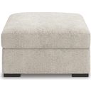 The appearance of Cuddlesome Oversized Accent Ottoman In Arctic designed by Signature Design by Ashley in the modern / contemporary interior design. This arctic piece of furniture  was selected by 1StopBedrooms from Cuddlesome Collection to add a touch of cosiness and style into your home. Sku: NC5910608. Material: Polyester.