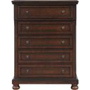The appearance of Cumberland Chest designed by Homelegance in the transitional interior design. This brown piece of furniture was selected by 1StopBedrooms from Cumberland Collection to add a touch of cosiness and style into your home. Sku: 2159-9. Material: Wood.