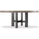 The appearance of Curata Mountain Modern 72 Inch Round Dining Table designed by Hooker in the modern / contemporary interior design. This medium wood piece of furniture was selected by 1StopBedrooms from Curata Collection to add a touch of cosiness and style into your home. Sku: 1600-75001-MWD;1600-75003-MWD. Table Top Shape: Round. Size: 72". Material: Oak Veneer.