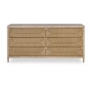 Curate Palmetto Six Drawer Dresser In Natural