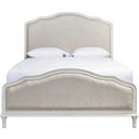 The appearance of Curated Cotton Queen Panel Bed designed by Universal in the modern / contemporary interior design. This white piece of furniture  was selected by 1StopBedrooms from Curated Collection to add a touch of cosiness and style into your home. Sku: WF987210;WF98721F;WF98721R. Bed Type: Panel Bed. Material: Wood. Bed Size: Queen.