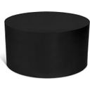 Cylinder Coffee Table In Matte Black