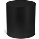 Cylinder End Table In Matte Black