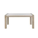 The appearance of D1321 Dining Table In White and Light Grey designed by Global Furniture USA in the modern / contemporary interior design. This white and light grey piece of furniture  was selected by 1StopBedrooms from D1321 Collection to add a touch of cosiness and style into your home. Sku: D1321DT-L;D1321DT-T. Material: Marble. Table Top Shape: Rectangular. Size: 38" x 66".