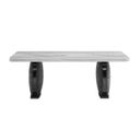 D2502 Dining Table In Black and Grey