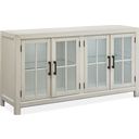 The appearance of Bronwyn Chalk White Buffet Curio designed by Magnussen in the country / farmhouse interior design. This white piece of furniture was selected by 1StopBedrooms from Bronwyn Collection to add a touch of cosiness and style into your home. Sku: D4436-04. Material: Pine.