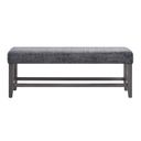 D8030 Dining Table Bench In Black and Brown