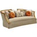 The appearance of Daesha Antique Gold Sofa designed by ACME in the transitional interior design. This gold piece of furniture  was selected by 1StopBedrooms from Daesha Collection to add a touch of cosiness and style into your home. Sku: 50835. Material: Fabric.