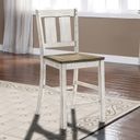 The appearance of Dakota Counter Height Chair Set of 2 In Antique White and Ash Brown designed by Furniture of America in the rustic / southwestern interior design. This antique white and ash brown piece of furniture was selected by 1StopBedrooms from Dakota Collection to add a touch of cosiness and style into your home. Sku: CM3289BR-PC-2PK. Material: Wood.