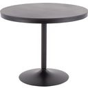 The appearance of Dakota Industrial Dining Table In Black Steel And Black Wood designed by Lumisource in the industrial interior design. This black piece of furniture was selected by 1StopBedrooms from Dakota Collection to add a touch of cosiness and style into your home. Sku: DT-DKTA BKBK. Table Top Shape: Round. Material: MDF. Size: 36".