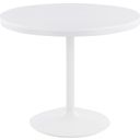 The appearance of Dakota Industrial Dining Table In White Steel And White Wood designed by Lumisource in the industrial interior design. This white piece of furniture was selected by 1StopBedrooms from Dakota Collection to add a touch of cosiness and style into your home. Sku: DT-DKTA WW. Table Top Shape: Round. Material: MDF. Size: 36".