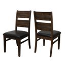 The appearance of Dale Upholstered Side Chair Set of 2 In Antique Brown designed by Moti in the traditional interior design. This antique brown piece of furniture was selected by 1StopBedrooms from Dale Collection to add a touch of cosiness and style into your home. Sku: 58111001A. Material: Solid Wood.